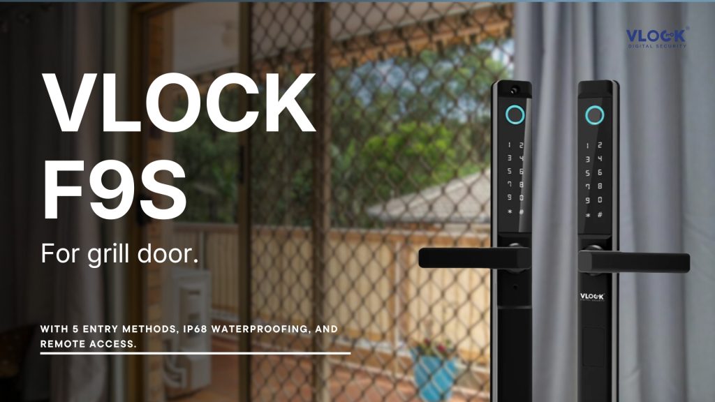 VLOCK F9S for grill door