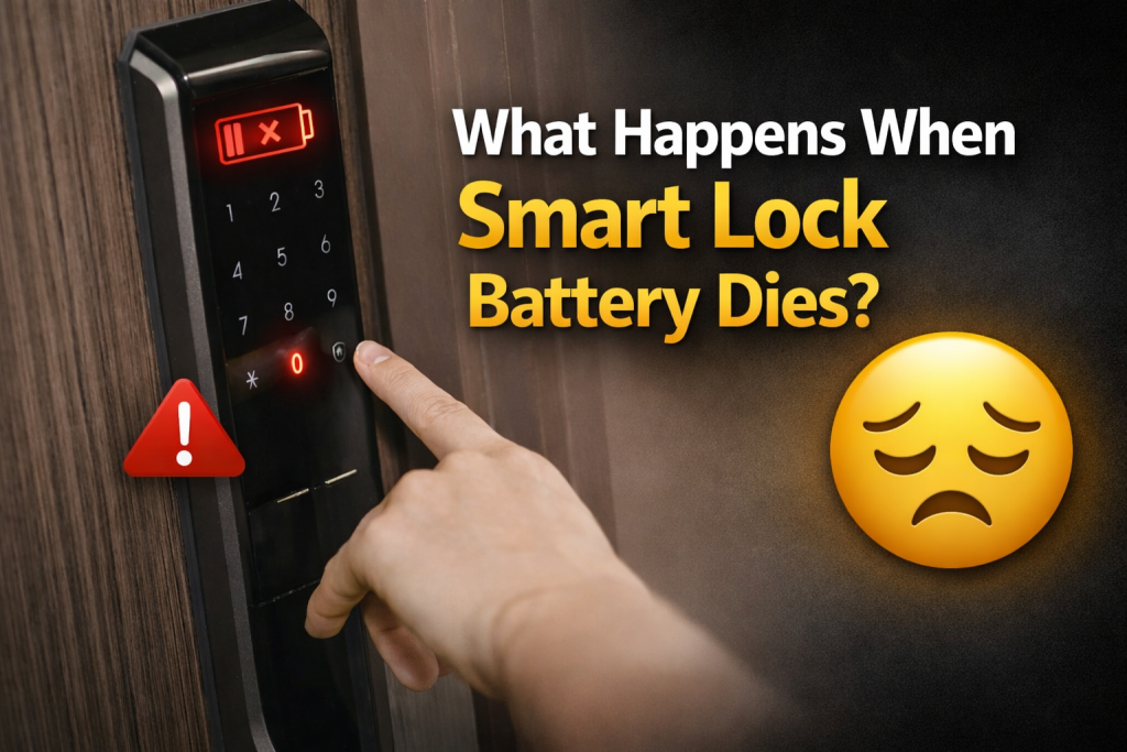 what happens when smart lock battery dies